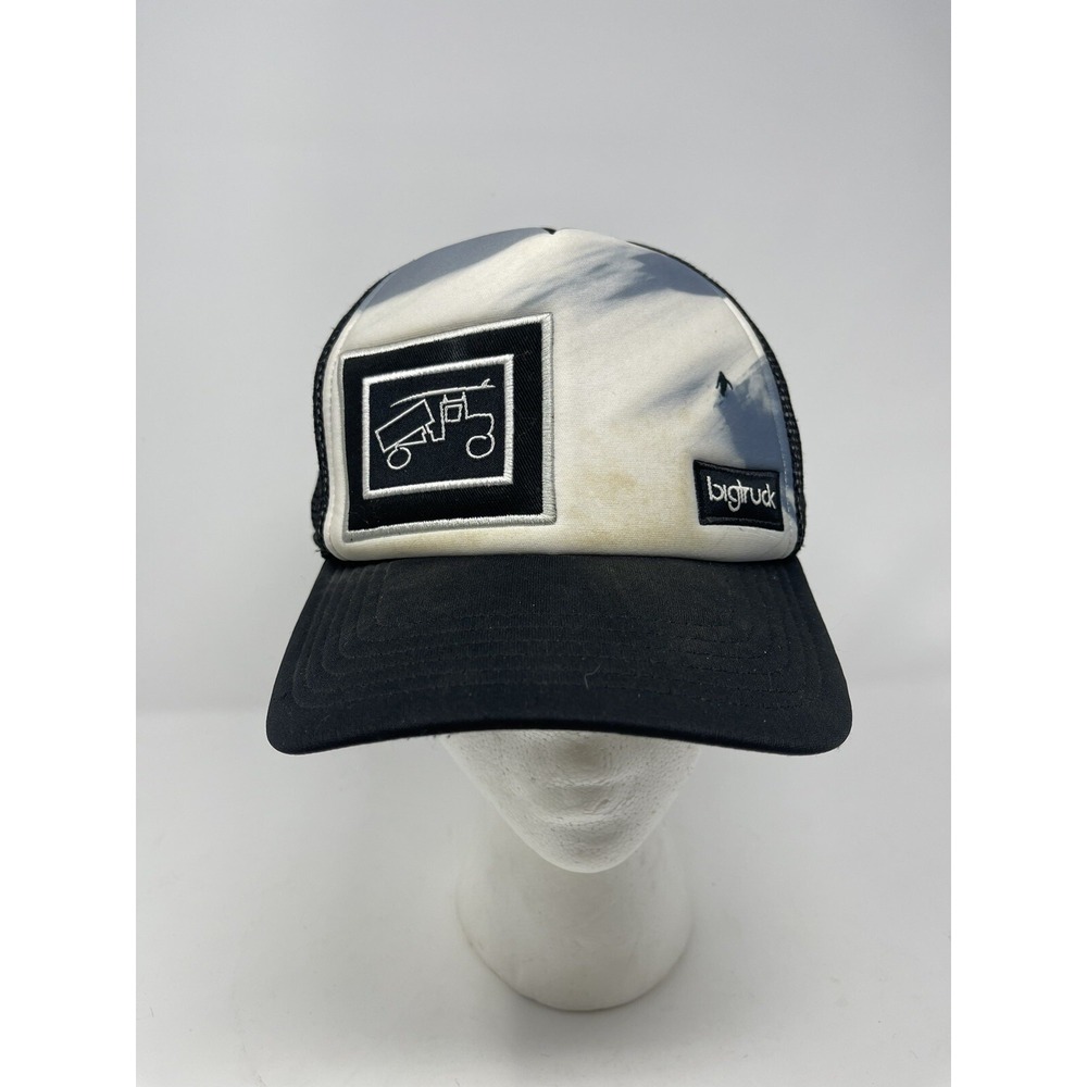 Authentic BigTruck Skier Snapback Trucker Hat with‎ Snowboarder MESH Breathable